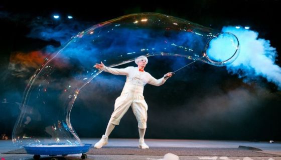 Шоу мыльных пузырей «Clinc», Бийск